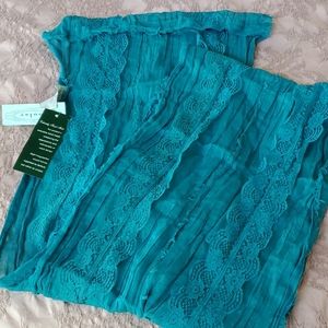 Joolay turquoise blue infinity scarf